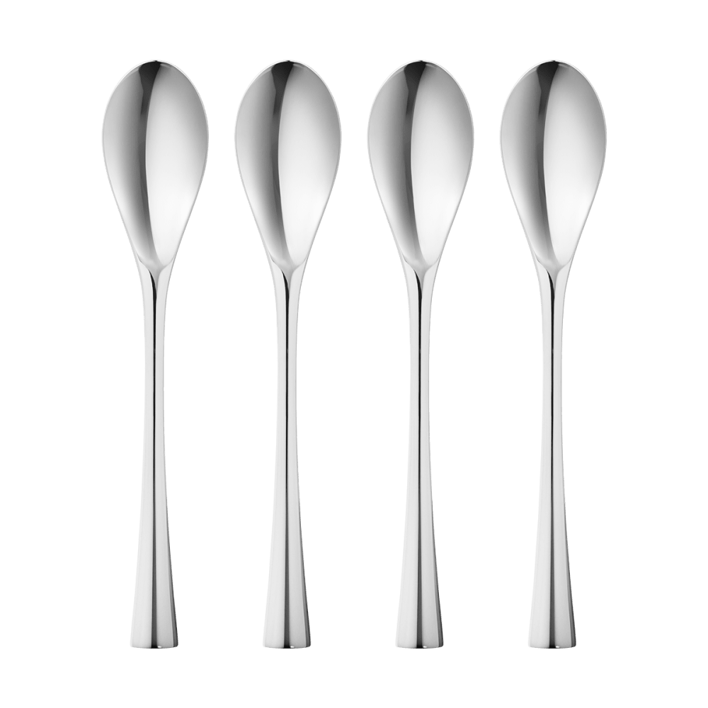 Cobra Desert Spoon Set - 4pcs by Georg Jensen