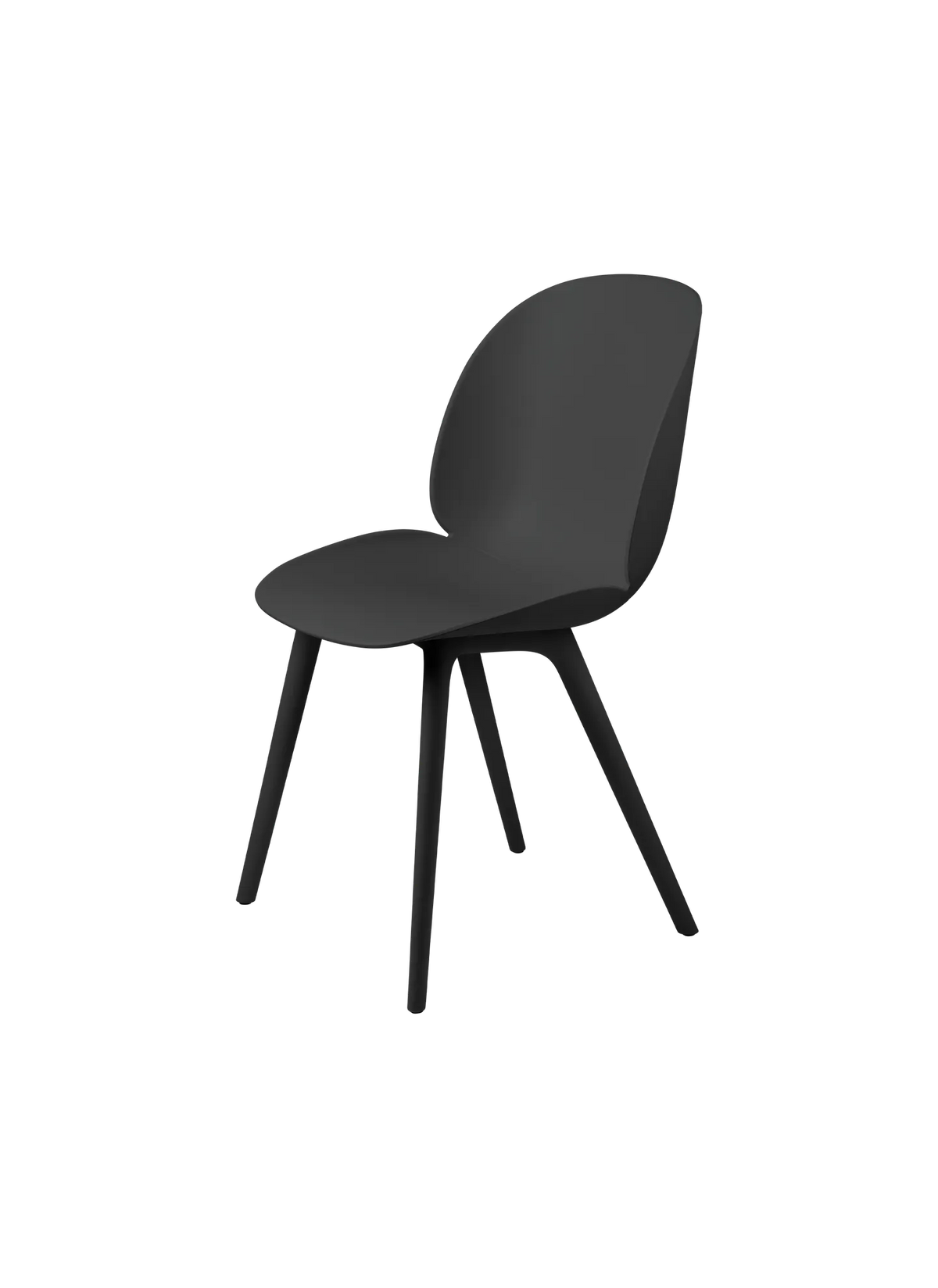 Beetle Dining Chair - Un-Upholstered - Plastic Base by Gubi