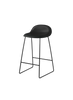 GUBI 3D Counter Stool - Un-Upholstered, Sledge base by Gubi