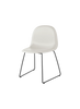 GUBI 3D Dining Chair - Un-Upholstered, Sledge base by Gubi