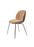Beetle Soft Dining Chair - Front Upholstered, Conic base, Veneer Shell by Gubi