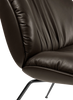Beetle Soft Lounge Chair - Fully Upholstered, Conic base by Gubi