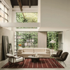 Beetle Soft Lounge Chair - Fully Upholstered, Conic base by Gubi