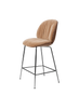 Beetle Soft Counter Chair - Front Upholstered, 67, Conic base, Veneer Shell by Gubi