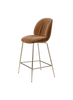 Chaise Beetle Soft Counter - Entièrement rembourrée, 67, piétement conique par Gubi