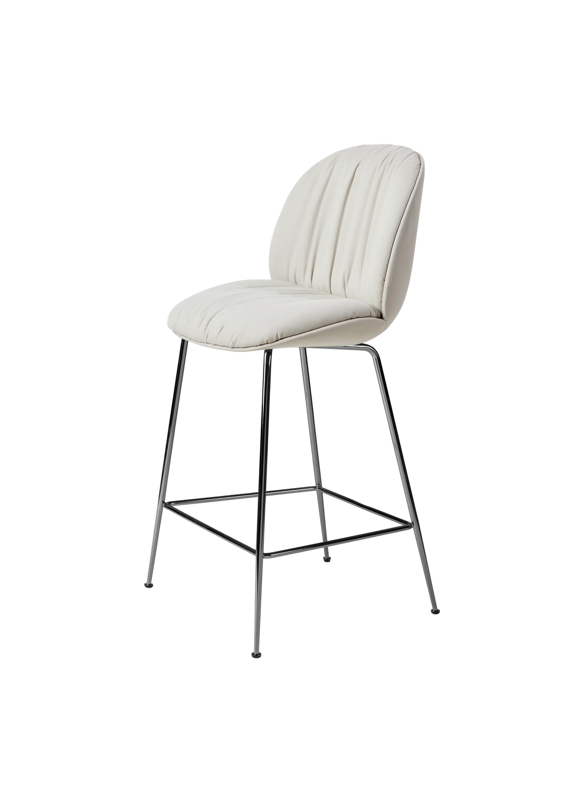 Beetle Soft Counter Chair - Fully Upholstered, 67, Conic base by Gubi
