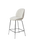Chaise Beetle Soft Counter - Entièrement rembourrée, 67, piétement conique par Gubi