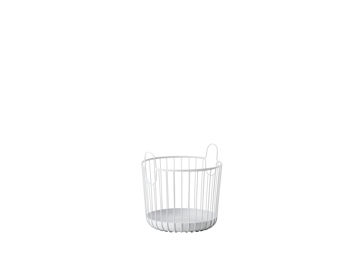 Zone Denmark Inu tabletop basket accessory featuring a modern, minimalist design with a woven texture on a neutral surface.