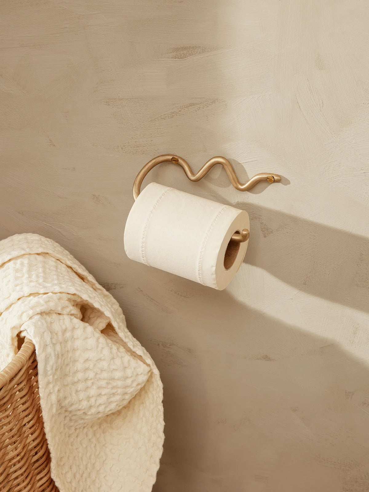 Curvature Toilet Paper Holder by Ferm Living