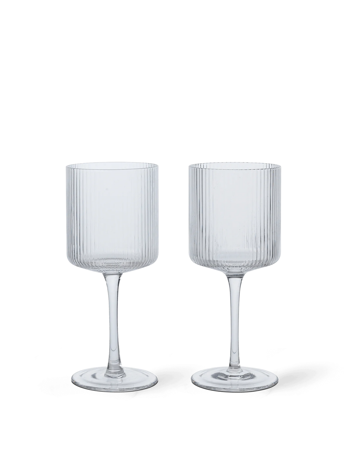 Ripple White Wine Glasses - Set of 2 by Ferm Living