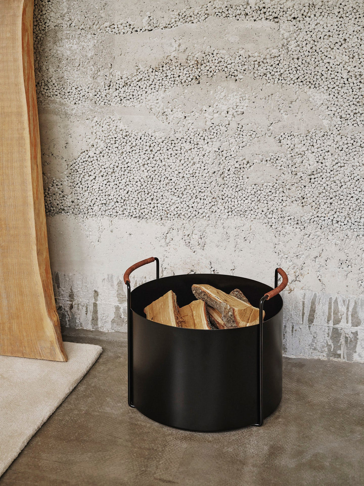 Port Firewood Bucket by Ferm Living