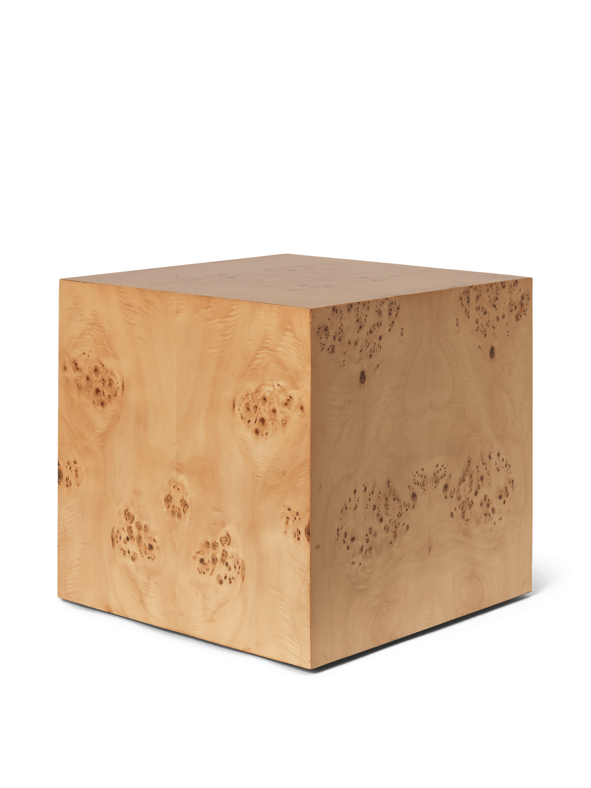 Burl Cube Side Table by Ferm Living