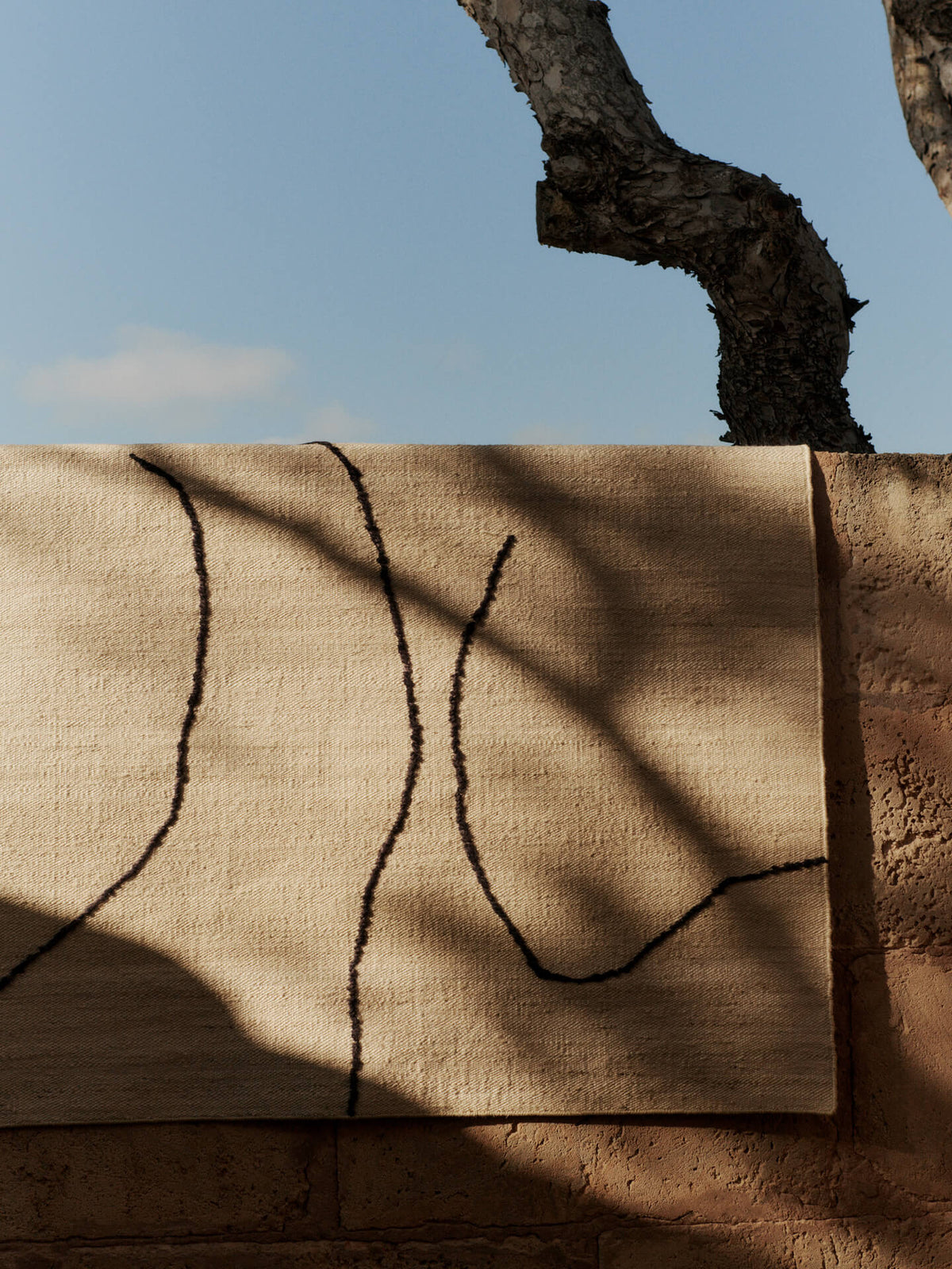 Gesso Jute Rug by Ferm Living