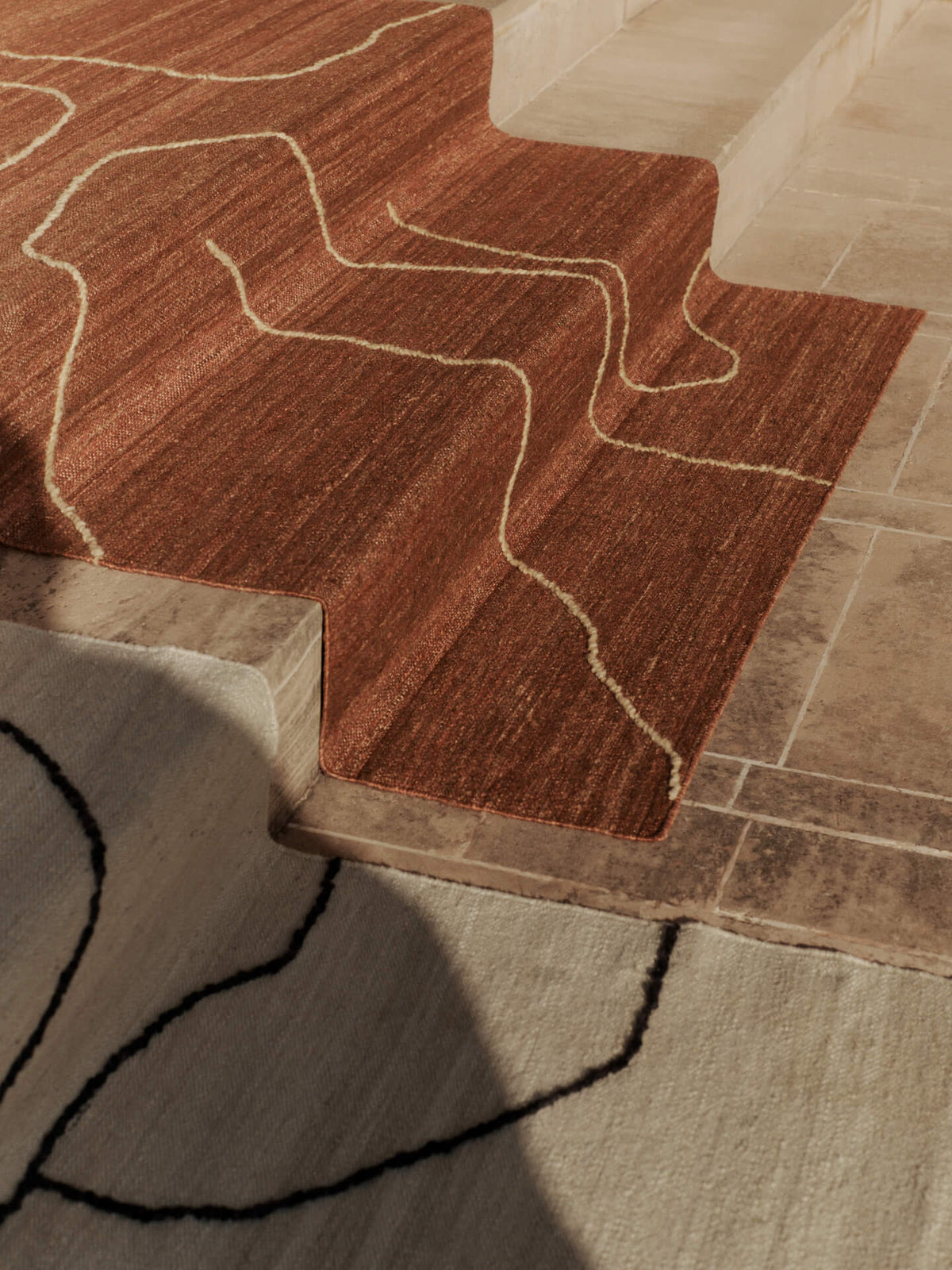 Gesso Jute Rug by Ferm Living