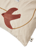 Swif Bird Embroidered Cushion - Rectangular by Ferm Living