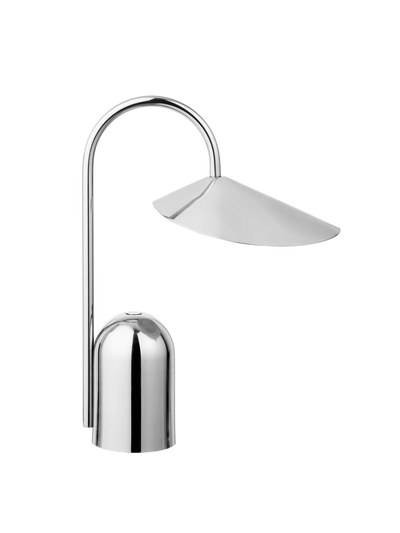 Ferm Living Arum Portable Lamp with sleek design and soft lighting, perfect for ambient lighting in modern interiors.