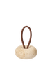 Ferm Living Wa door stopper accessory in sleek, modern design, made of durable material, placed on a wooden floor.