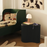 Isola Storage Table by Ferm Living featuring a sleek design with storage compartments, ideal for modern living spaces.