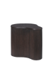 Ferm Living Isola Storage Table with wooden top and open shelf, modern design for living room or bedroom storage.