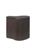 Isola Storage Table by Ferm Living featuring a sleek wooden surface and open storage compartments in a modern design