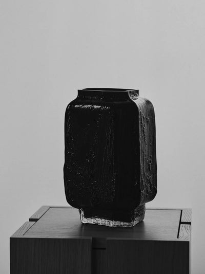 Ferm Living Mokuri Vase, a modern ceramic accessory with textured surface, designed by Ferm Living for stylish home decor.
