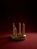 Bellure ring candle holder by Ferm Living in a sculptural, rounded design for tabletop candle display