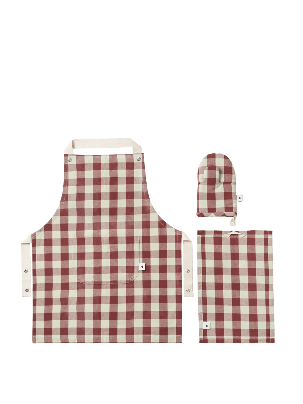 Ferm Living Bothy Kids Kitchen Set with colorful plastic utensils and cookware for children, designed for imaginative play.