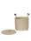 Ferm Living Port Kindling and Ash Bucket in black with wooden handle, designed for storing firewood and ashes.