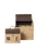 Set of 2 Ferm Living Casu storage houses for kids, colorful and playful storage bins with whimsical animal designs.