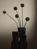 Ferm Living Dedali Vase in neutral tones, featuring a textured geometric design, used as decorative accessories for home decor.