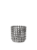 Ceramic basket by Ferm Living, stylish accessories with a modern design, featuring a white ceramic finish and versatile storage space.