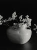Ferm Living Tereo Vase in neutral tones, modern ceramic accessories with a sleek, minimalist design for stylish home decor.