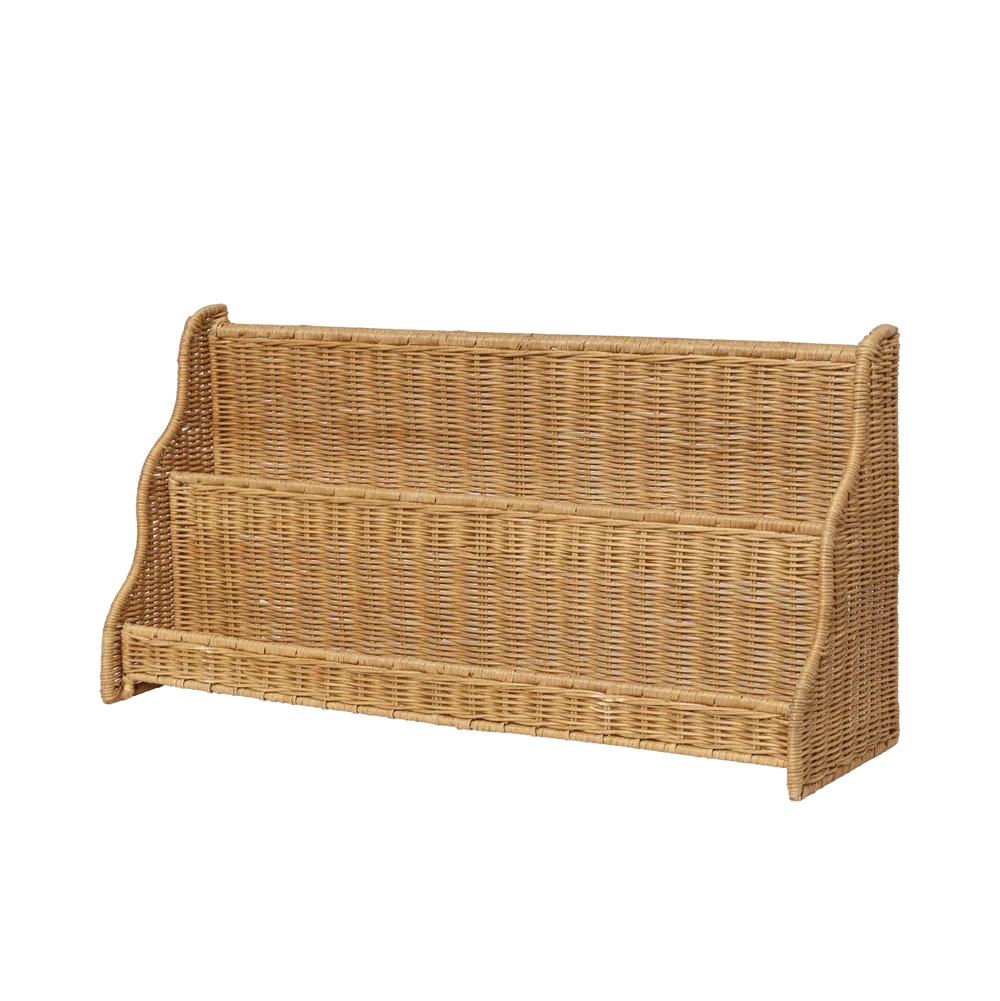 Ferm Living Rivan Kids Display Shelf with colorful compartments and modern design, perfect for children's room organization.