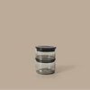 Ferm Living Boya stackable containers set of 2 in natural and black with lid, stylish accessories for organization and storage.