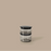 Ferm Living Boya stackable containers set of 2 in natural and black with lid, stylish accessories for organization and storage.