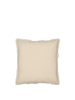 Ferm Living Rime tufted cushion with textured fabric in neutral tones, decorative accessories for sofa or bed decor
