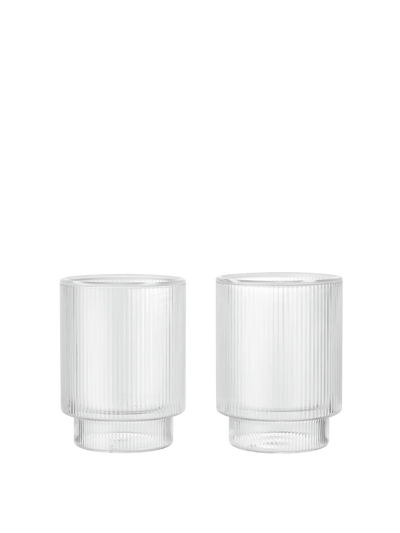 Ripple Thermal Glasses - Set of 2 by Ferm Living