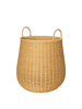 Ferm Living braided laundry basket with woven design, versatile accessories for organizing laundry and household items.