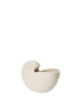 Ferm Living Shell Pot accessory featuring a decorative shell design, made of ceramic with a matte finish.