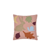 Ferm Living Lunden Cushiony kids cushion with soft, colorful fabric and playful design for children's room decor.