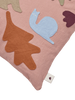 Ferm Living Lunden Cushiony kids cushion with soft fabric and vibrant colors, designed for children's comfort and decor.
