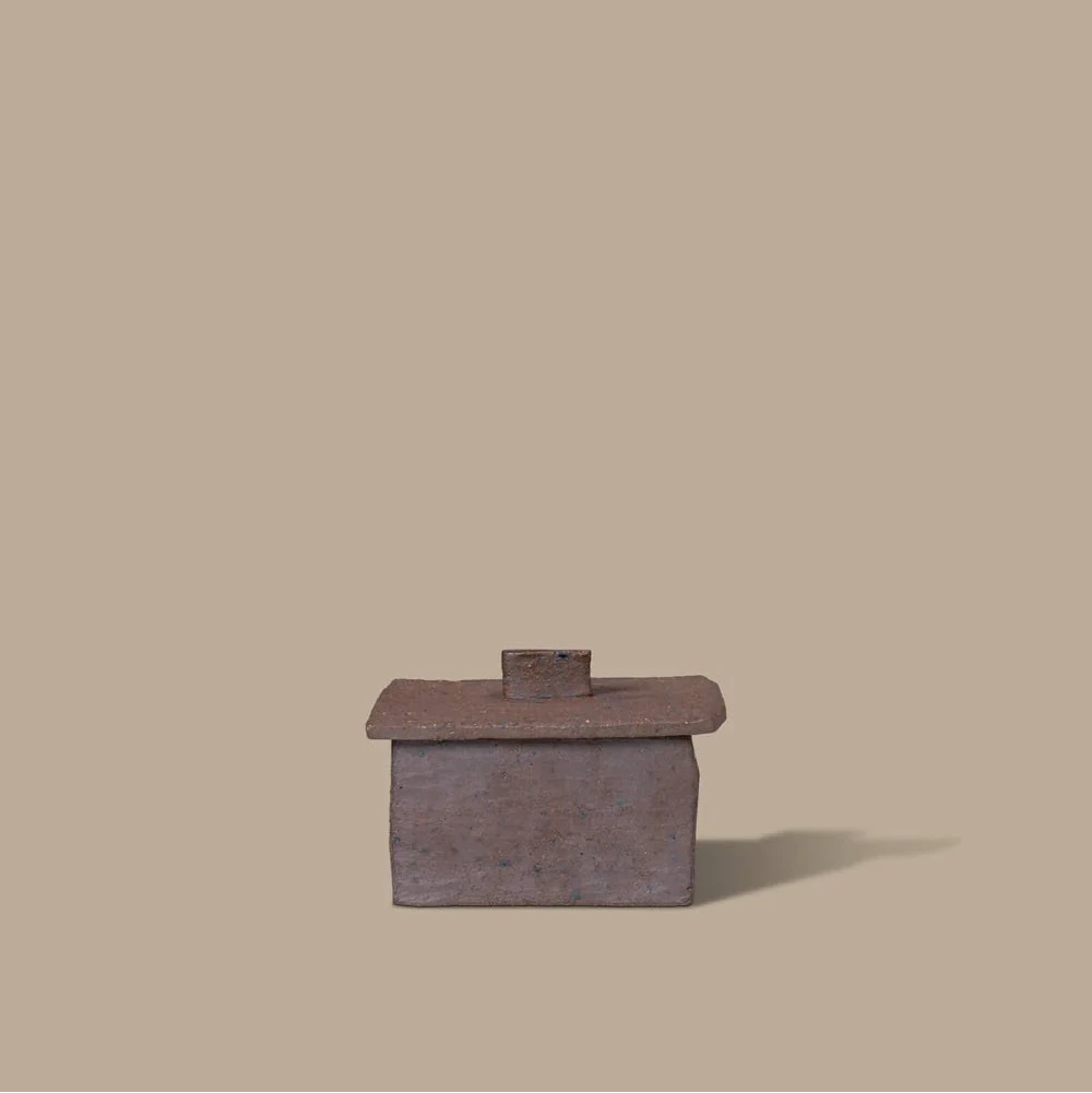 Ferm Living Rume Box accessory in neutral tones, featuring a minimalist design with rounded edges and a smooth finish.