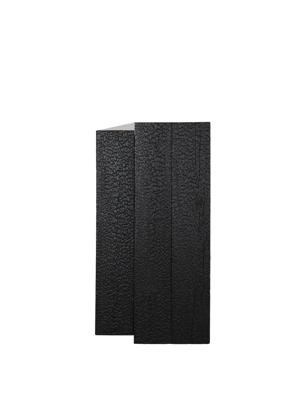 Ferm Living Koh wall cabinet for storage, featuring sleek design and wooden finish, mounted on a wall in a modern interior.