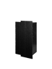 Ferm Living Koh wall cabinet for storage, featuring a sleek, minimalist design with a black finish and modern aesthetic.