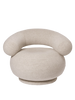 Orbo Lounge Chair by Ferm Living in a sculptural upholstered design for comfortable seating
