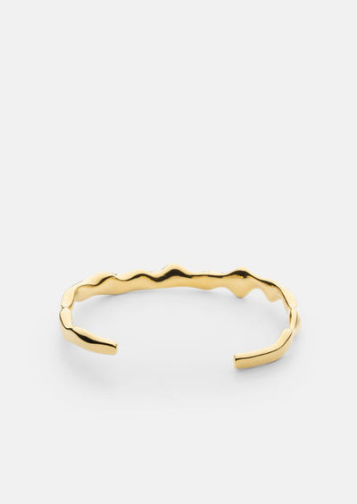 Chunky Cuff - Gold Plated by Skultuna