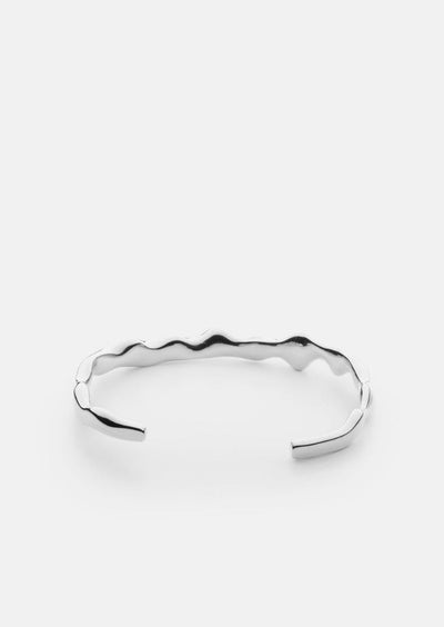 Chunky Cuff - Silver Plated by Skultuna