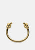 Gold plated Massive Knot cuff bracelet by Skultuna, featuring a bold, twisted knot design in stylish accessories.