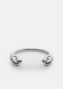 Silver plated Massive Knot cuff bracelet by Skultuna, featuring a bold, intertwined knot design in a stylish jewelry accessory.