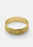 Ribbed Clasp Bangle - Gold Plated by Skultuna